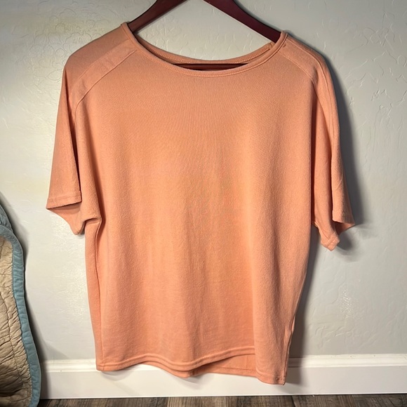 Daisy Fuentes peach top M - Picture 1 of 3